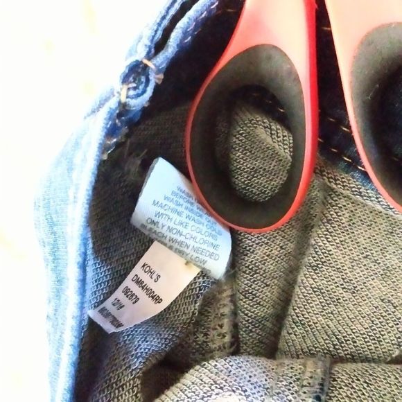 Mudd Girls Denim Jean Sweater Arm Multi Patch Girls Jacket Size 14 - Picture 7 of 7